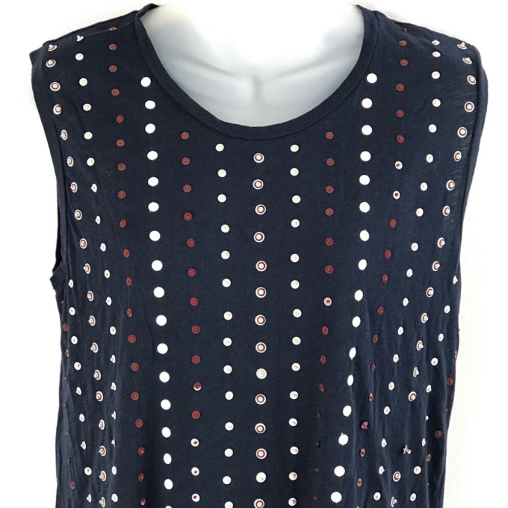 J.Crew Stacked Sequin Sleeveless Shirt